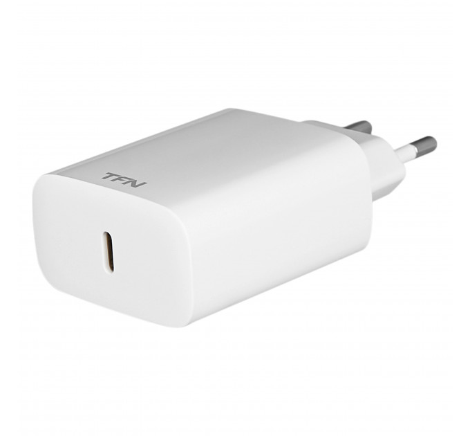 Сетевое зарядное устройство TFN RAPID Type-C PD 20W белый