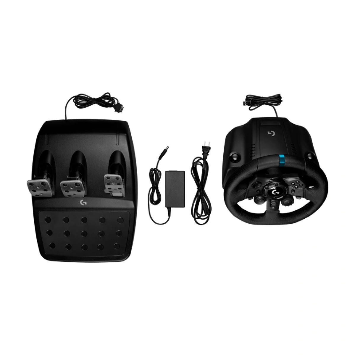 Руль и педали Logitech G923 Trueforce Racing System для PS4 / PS5 чёрный