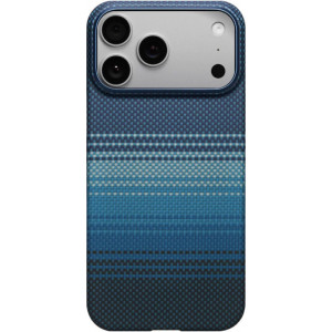 Чехол Pitaka Slim Case Moonrise для iPhone 17 Pro Max, синий