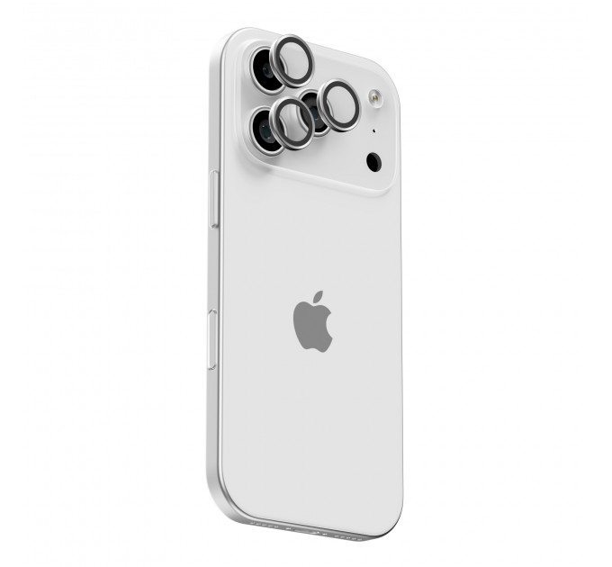 Защитное стекло для задней камеры  iPhone 17 Pro Max Ubear Silver
