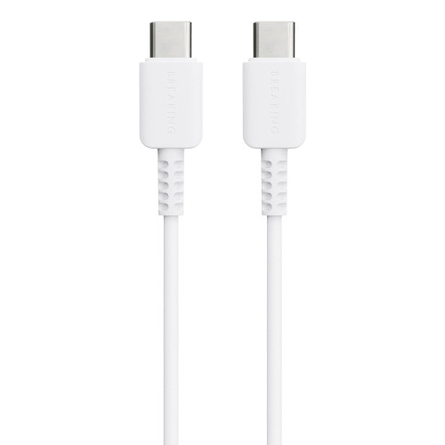 Кабель Breaking Classic, USB-C - USB-C, 60W, 3.0A, 1м (Белый)