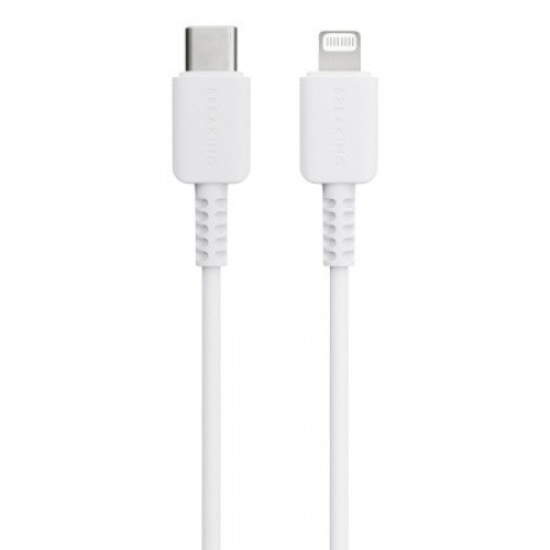 Кабель Breaking Classic, USB-C - Lightning, 27W, 3.0A, 1м (Белый)