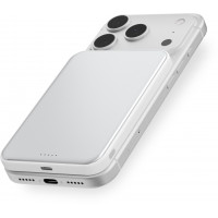 Внешний аккумулятор uBear Strike 5000mAh, Qi2.2, белый