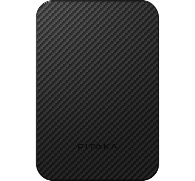 Аккумулятор Pitaka Power Bank Qi2, 5000mAh, черный