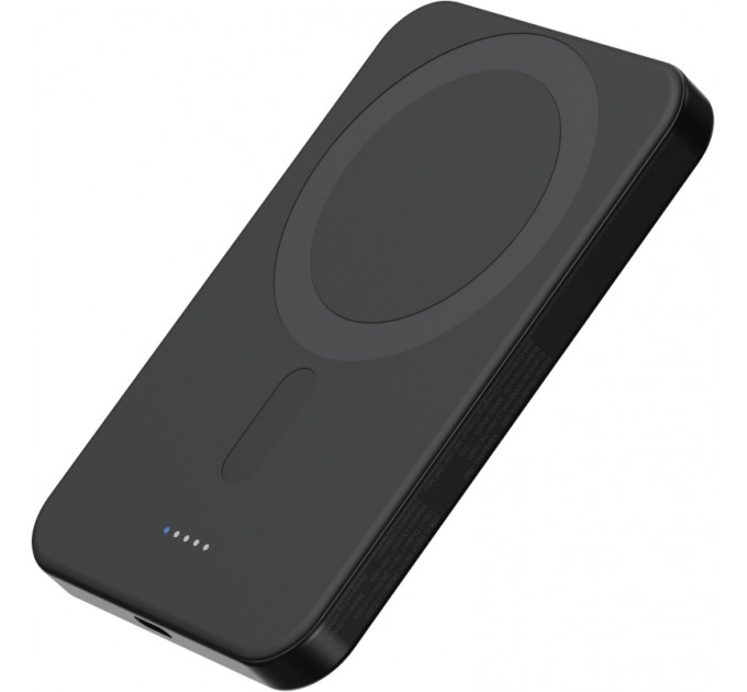 Аккумулятор Pitaka Power Bank Qi2, 5000mAh, черный