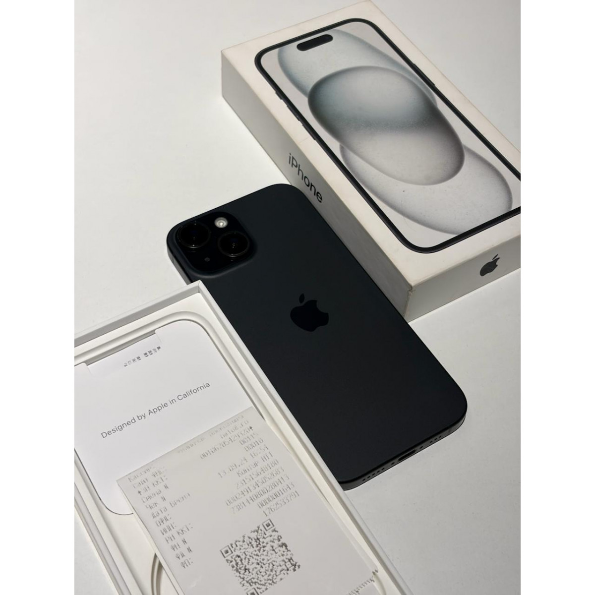 Б/У Apple iPhone 15 128Gb Black (АКБ 81%)