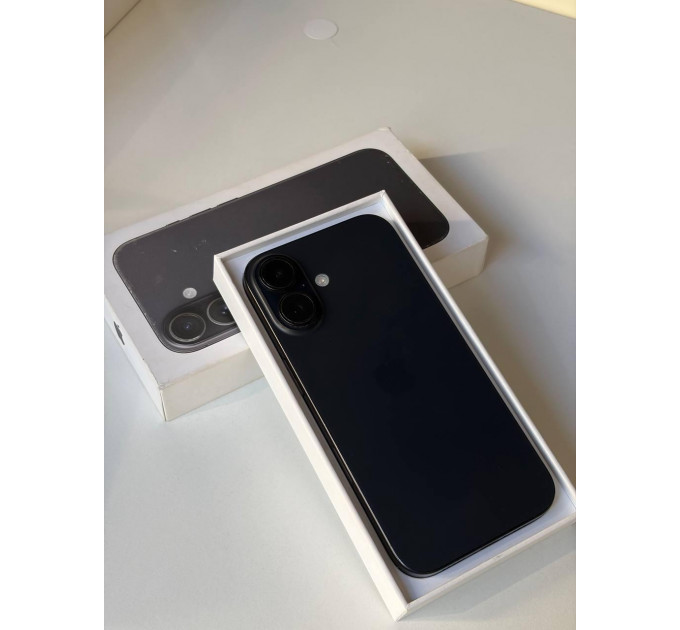 Б/У Apple iPhone 16 128Gb Black (АКБ 90%)