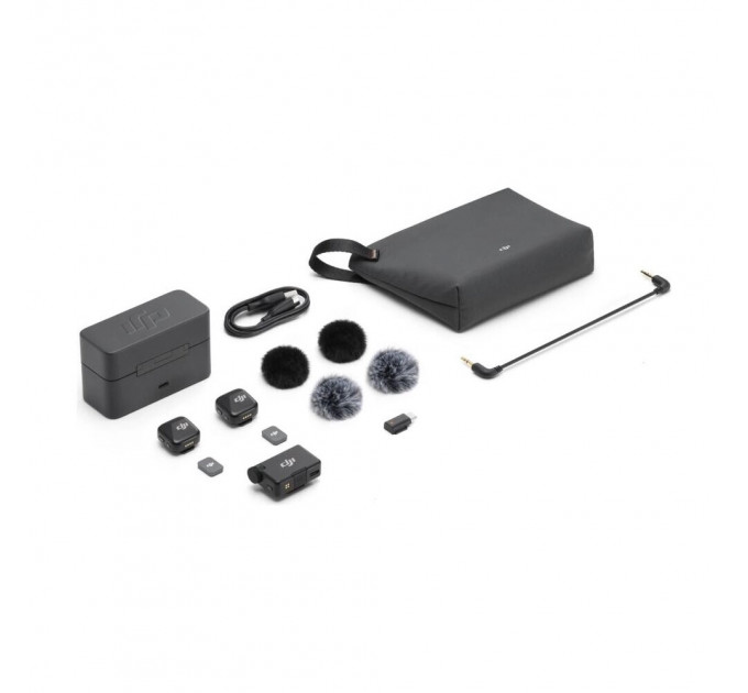  Микрофон DJI Mic Mini (2 TX + 1 RX + Charging Case)
