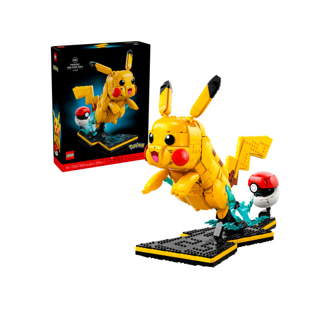 Конструктор LEGO Pokémon Pikachu & Poke Ball (72152)
