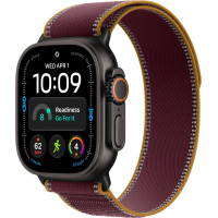 Умные часы Apple Watch Ultra 4 GPS+Cellular, 49 мм, Black Titanium Burgundy Trail Loop M/L