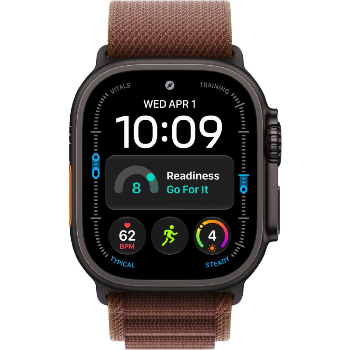 Умные часы Apple Watch Ultra 4 GPS+Cellular, 49 мм, Black Titanium Burgundy Alpine Loop M