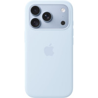 Чехол Apple для iPhone 18 Pro Max Silicone MagSafe, небесно-голубой