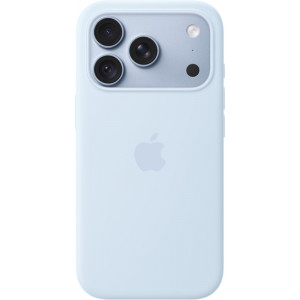Чехол Apple для iPhone 18 Pro Max Silicone MagSafe, небесно-голубой
