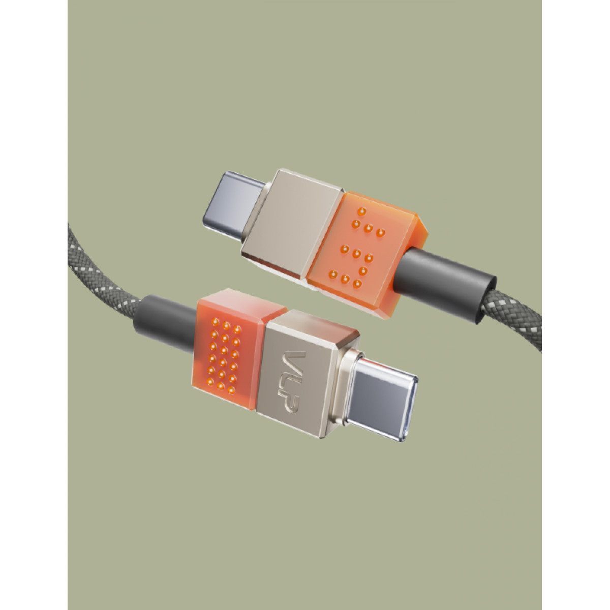 Кабель VLP NEO USB-C, 1,5м, серый
