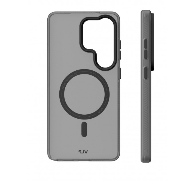 Чехол защитный VLP Moon Case с MagSafe для Samsung Galaxy S26 Ultra, черный