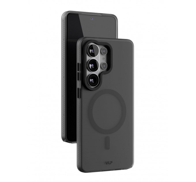 Чехол защитный VLP Moon Case с MagSafe для Samsung Galaxy S26 Ultra, черный