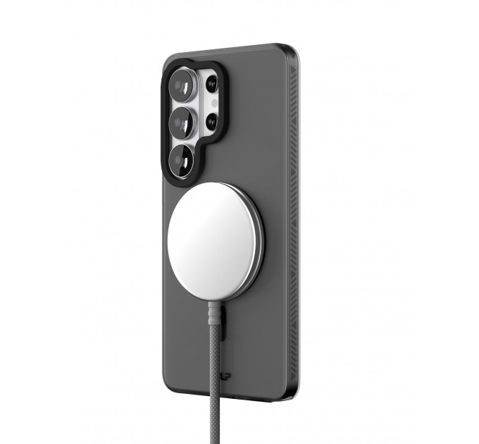 Чехол защитный VLP Moon Case с MagSafe для Samsung Galaxy S26 Ultra, черный