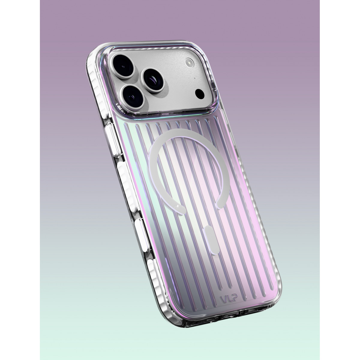 Чехол защитный VLP Pulse Case с MagSafe для iPhone 18 Pro Max, перламутр