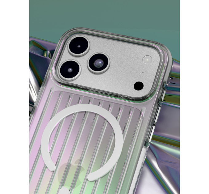 Чехол защитный VLP Pulse Case с MagSafe для iPhone 18 Pro Max, перламутр