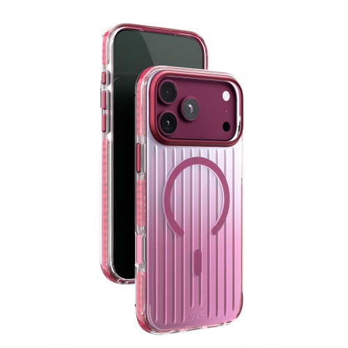 Чехол защитный VLP Pulse Case с MagSafe для iPhone 18 Pro Max, темно-вишневый