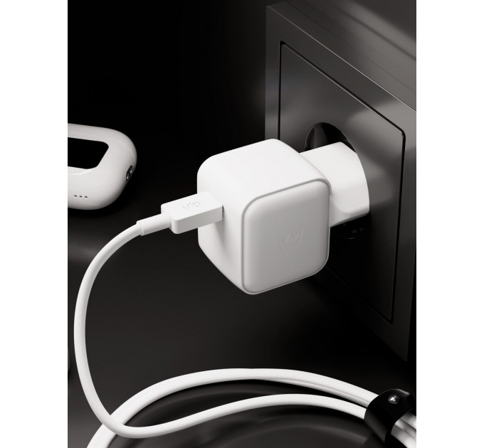 Сетевое зарядное устройство VLP G-Charge 30Вт USB-C, PD, QC, белый