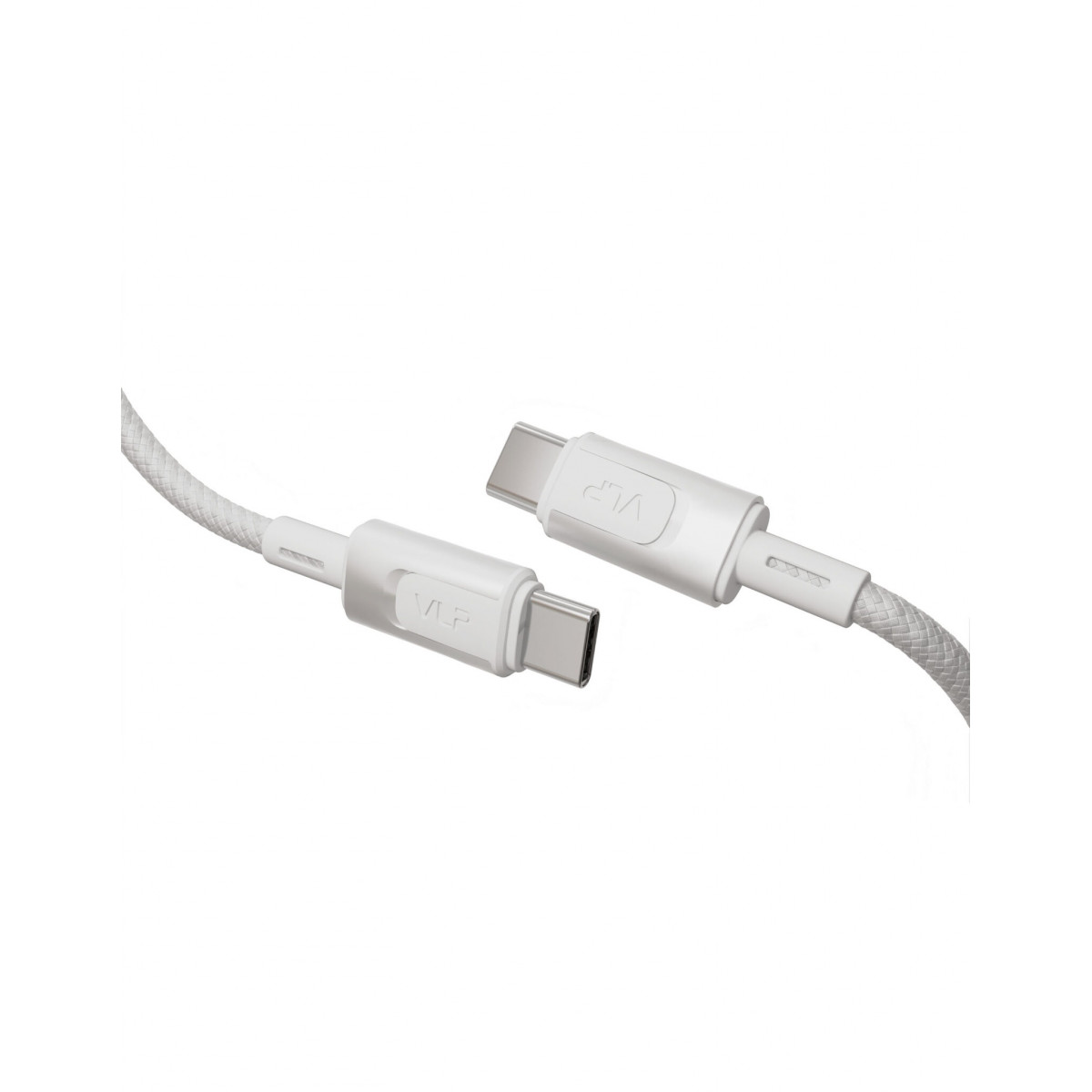 Кабель VLP Force Line 100W USB-C + USB-C, 1.2m, белый