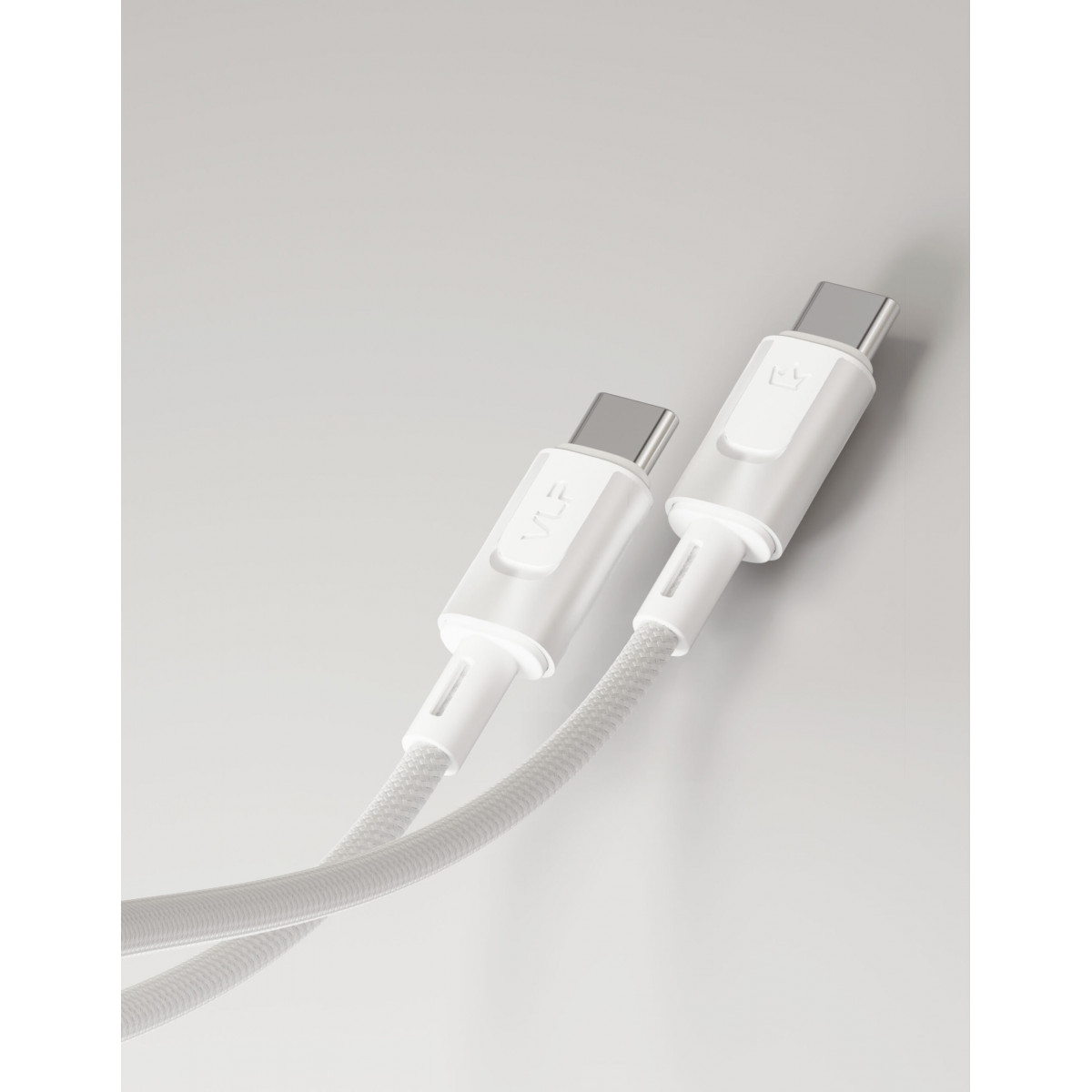 Кабель VLP Force Line 100W USB-C + USB-C, 1.2m, белый