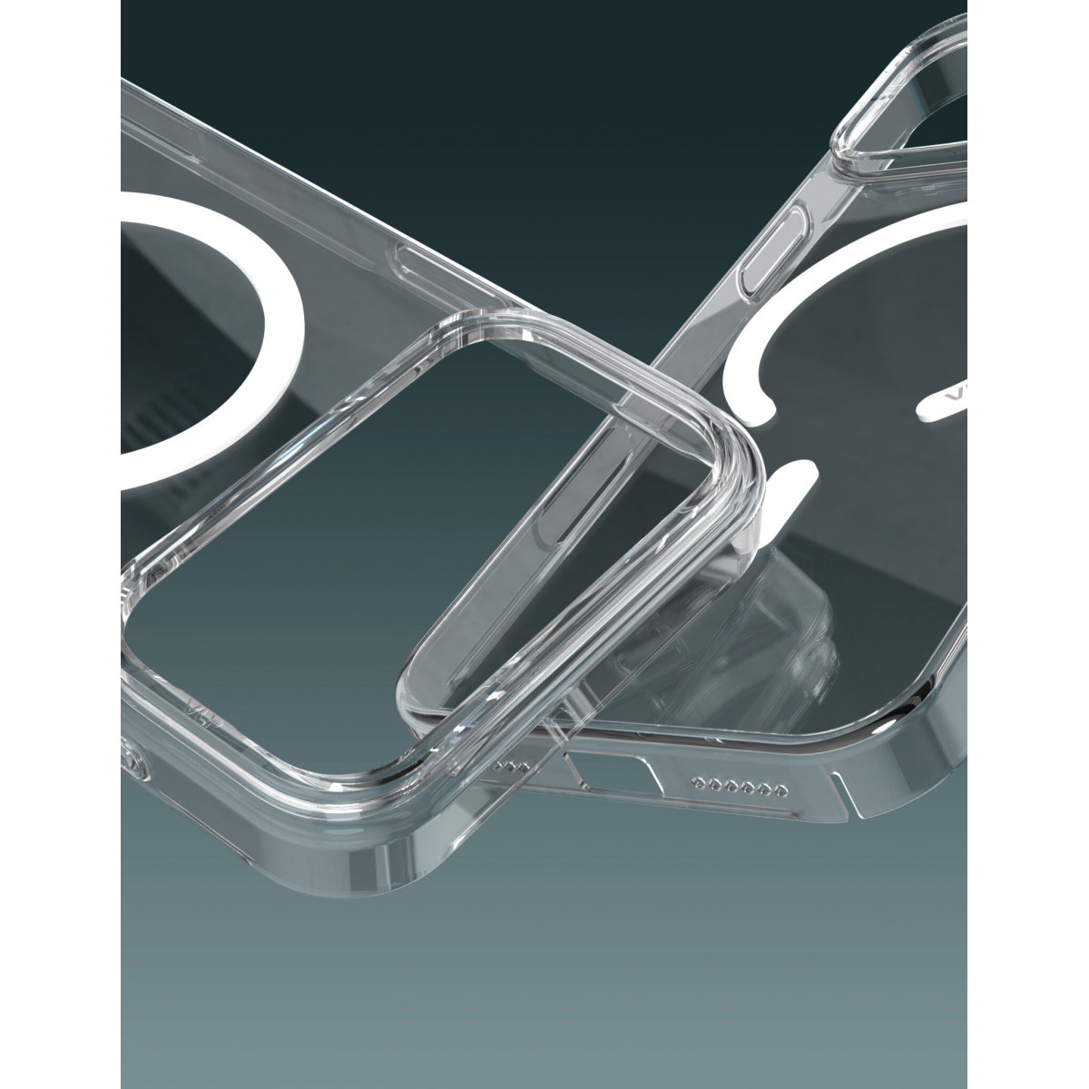 Чехол защитный VLP Diamond Case с MagSafe для iPhone 18 Pro, прозрачный