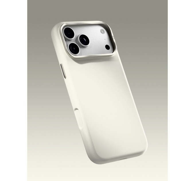 Чехол защитный VLP Aster Pro Case с MagSafe для iPhone 18 Pro Max, белый