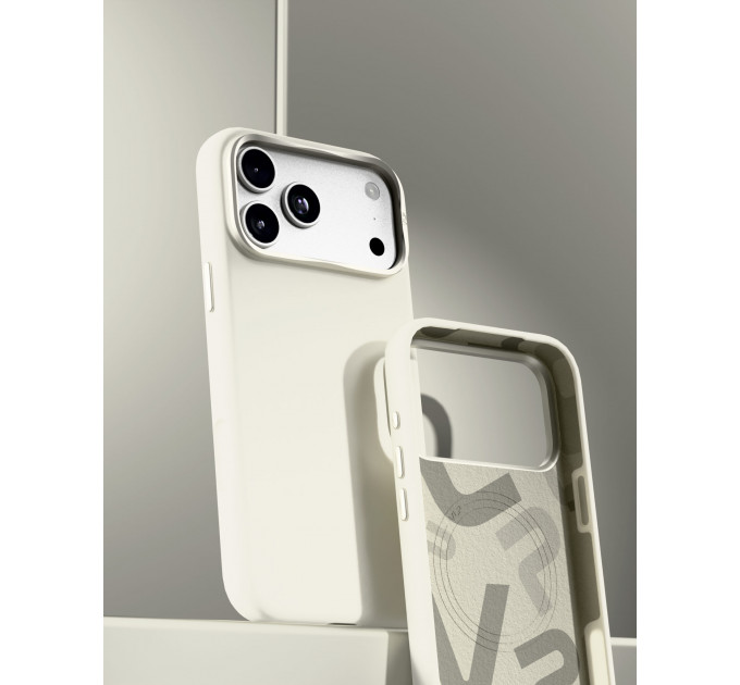 Чехол защитный VLP Aster Pro Case с MagSafe для iPhone 18 Pro Max, белый