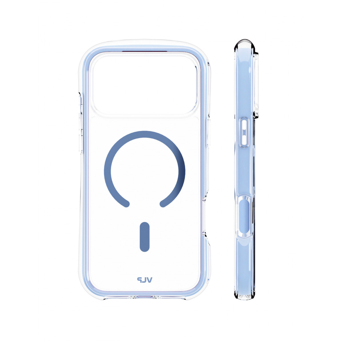 Чехол защитный VLP Bubble Case с MagSafe для iPhone 18 Pro, голубой