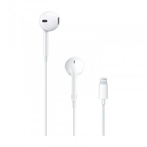 Наушники Apple EarPods с разъёмом Lightning белый
