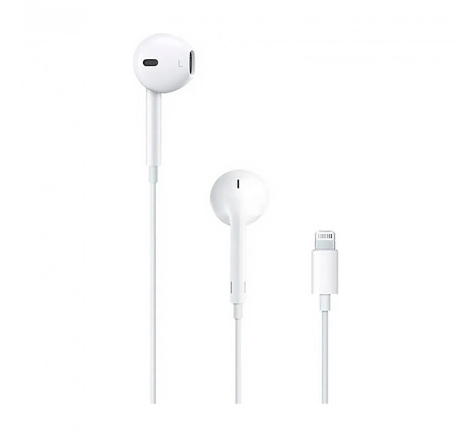 Наушники Apple EarPods с разъёмом Lightning белый