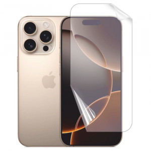 Гидрогелевая пленка для iPhone 16 Pro Max глянцевая (установка бесплатно)