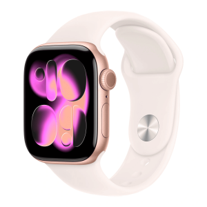 Умные часы Apple Watch Series 11 42mm GPS Rose Gold Aluminum Case Light Blush Sport Band S/M