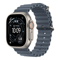 Умные часы Apple Watch Ultra 3 49mm GPS + Cellular Natural Titanium Case Anchor Blue Ocean Band One Size