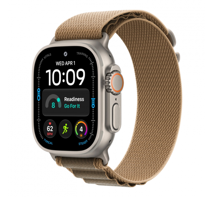 Умные часы Apple Watch Ultra 4 49mm GPS + Cellular Natural Titanium Case Desert Alpine Loop