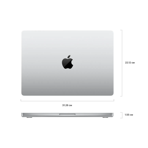 Apple Macbook Pro 14" (2025) M5 24 ГБ, 1 ТБ SSD (MDE64), Silver
