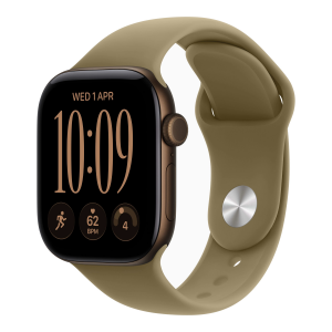 Умные часы Apple Watch Series 12 46mm GPS Dark Bronze Aluminum Case Olive Sport Band M/L