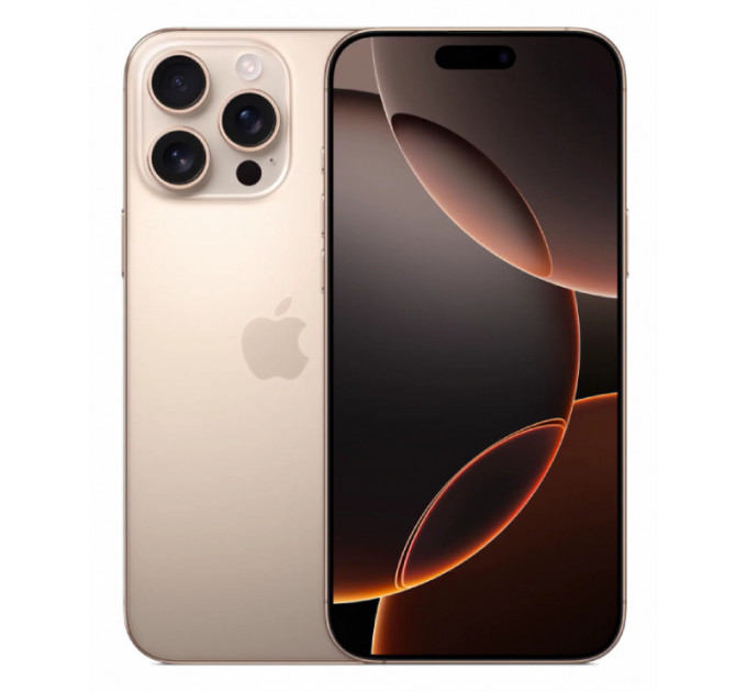 Смартфон Apple iPhone 16 Pro Max 256Gb Desert Titanium (1 sim + eSIM)
