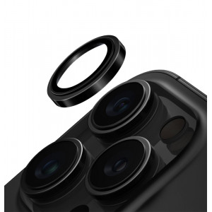 Защитное стекло для задней камеры iPhone 16 Pro Black WIWU