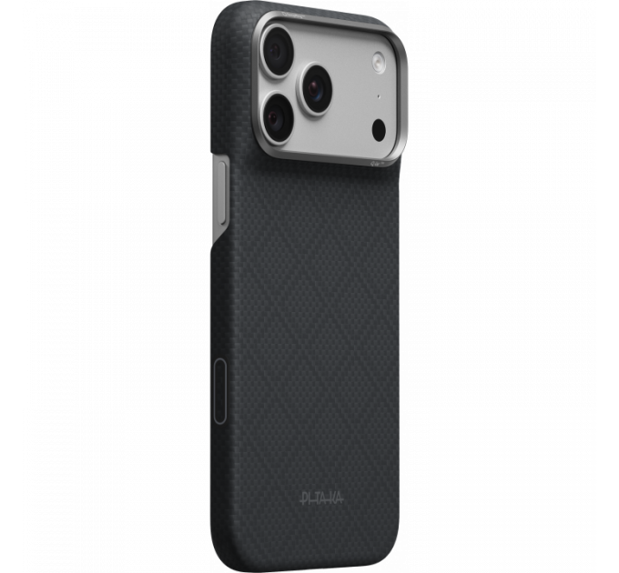 Ультра тонкий чехол PITAKA (Argyle) для iPhone 18 Pro Max, (Lava Black) Черный