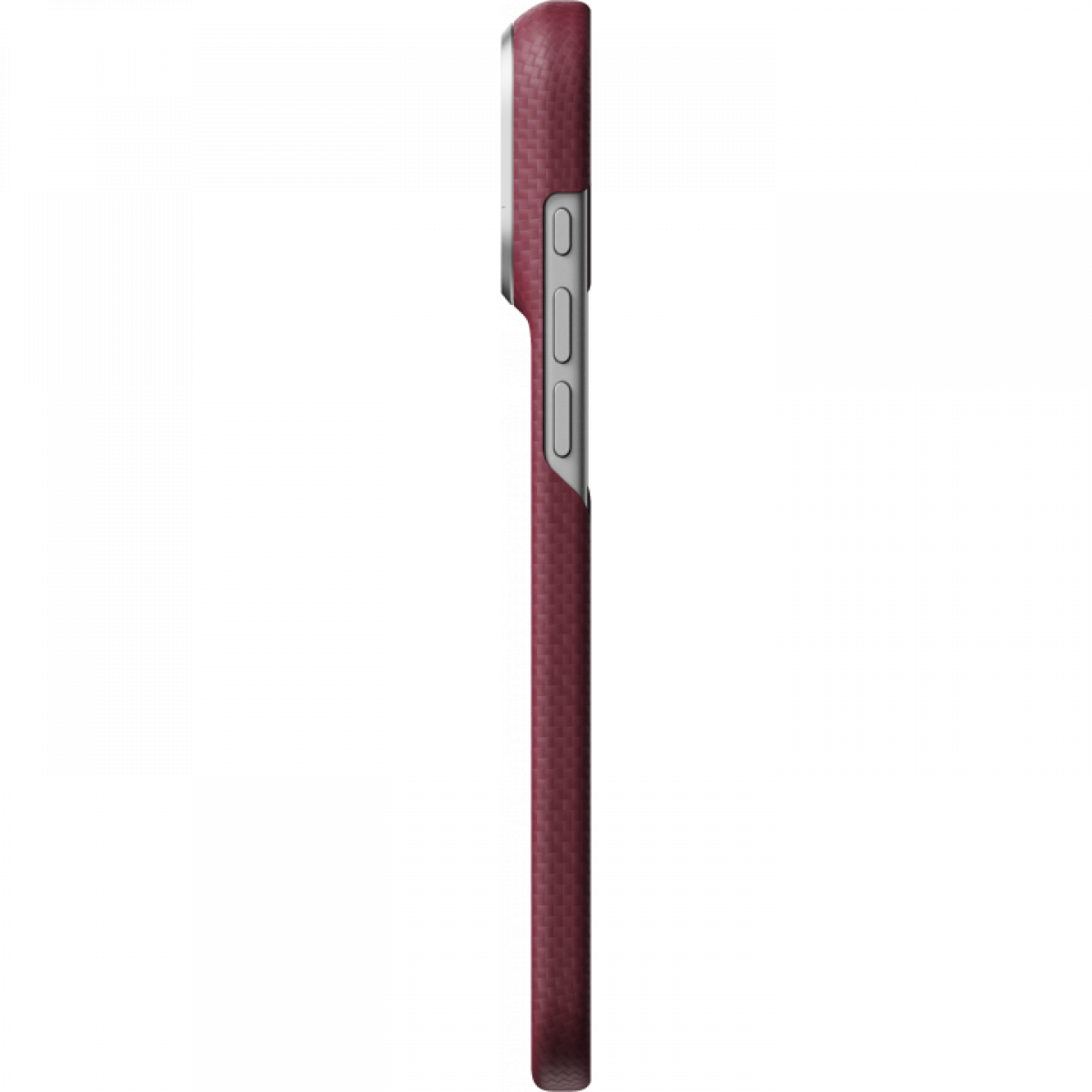 Ультра тонкий чехол PITAKA (Argyle) для iPhone 18 Pro Max, (Burgundy) Бордовый