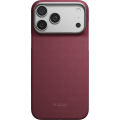 Ультра тонкий чехол PITAKA (Argyle) для iPhone 18 Pro Max, (Burgundy) Бордовый
