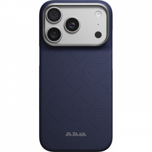 Ультра тонкий чехол PITAKA (PTK Weaving) для iPhone 18 Pro Max, (Sapphire Blue) Синий