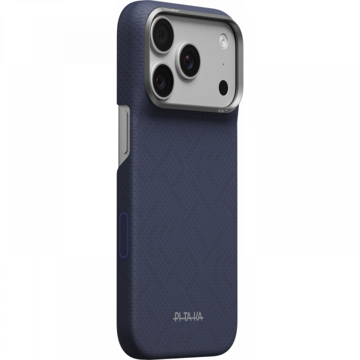 Ультра тонкий чехол PITAKA (PTK Weaving) для iPhone 18 Pro Max, (Sapphire Blue) Синий