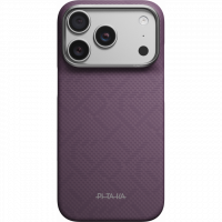 Ультра тонкий чехол PITAKA (PTK Weaving) для iPhone 18 Pro Max, (Charoite Purple) Фиолетовый