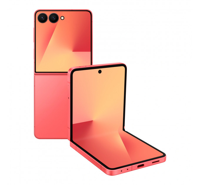 Смартфон Samsung Galaxy Z Flip 7 12/256 ГБ коралловый (1sim + eSim)